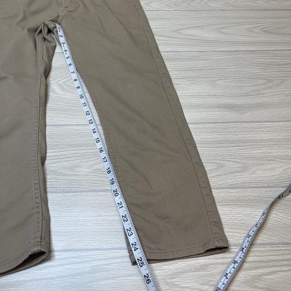 Levi’s 502 Regular Taper beige Khaki Pants School Uniform Boy’s Size 10 Husky - Picture 12 of 12